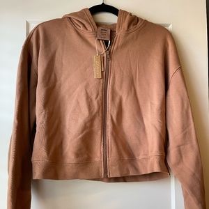 SKIMS Outdoor Fleece Zip Up Hoodie